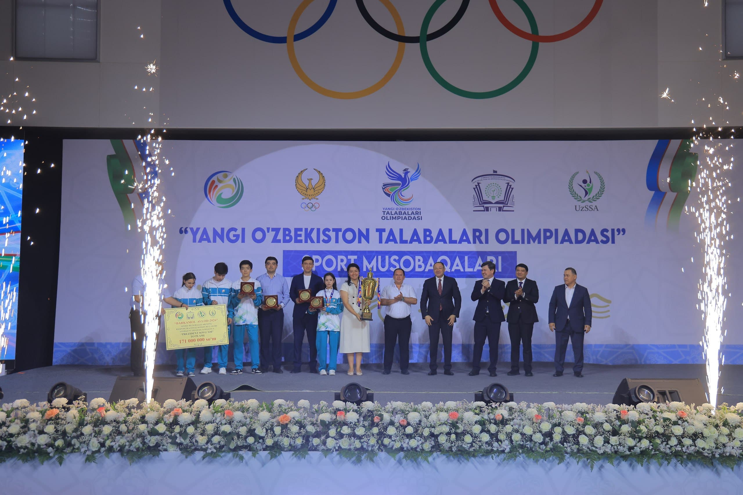 “Barkamol avlod” sport musobaqalari g‘olib va sovrindorlari taqdirlandi